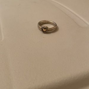 Pandora heart rings- set of 2
